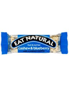 EAT NATURAL CASHEW & BLUEBERRY BAR - YOGHURT COATING 12X45G