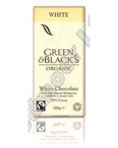 G&B ORG WHITE CHOCOLATE 15 X 90G