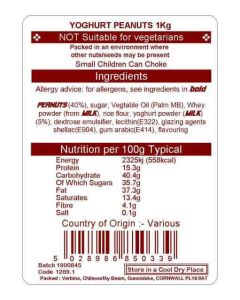 YOGHURT PEANUTS KG