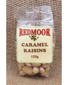 CARAMEL RAISINS 125G