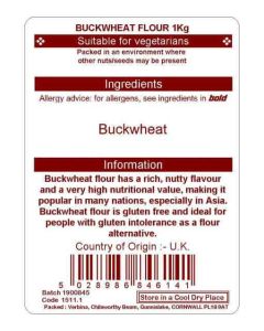 FLOUR BUCKWHEAT 1KG