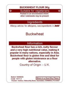 FLOUR BUCKWHEAT 3KG