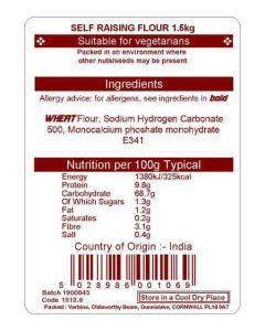 SELF RAISING FLOUR  1.5KG