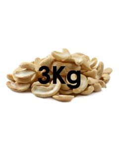 CASHEWS LARGE WHITE PIECES 3KG