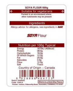 SOYA FLOUR 500G