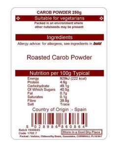 CAROB POWDER 250G