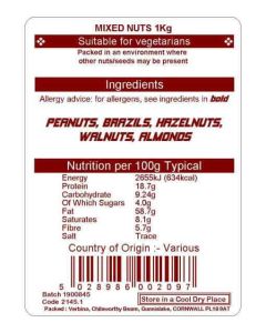 MIXED NUTS KG