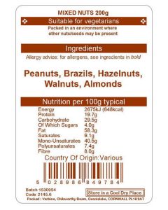 MIXED NUTS 200G