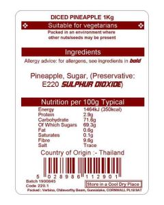 PINEAPPLE DICED 1KG