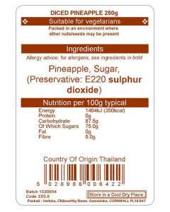 PINEAPPLE DICED 250G