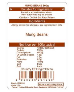 MUNG BEANS 500G