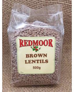 BROWN LENTILS WHOLE 500G