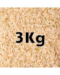 LONG BROWN RICE ORG. 3KG