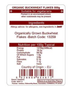 BUCKWHEAT FLAKES ORG. 500G