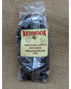 CRANBERRIES APPLE JUICE INFUSED ORG  125G