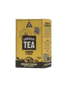CORNISH TEA ORG FUSION LEMON & GINGER 1 X 15 bags
