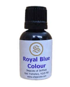 SHEPCOTE ROYAL BLUE FOOD COLOURING 6X28.5ML