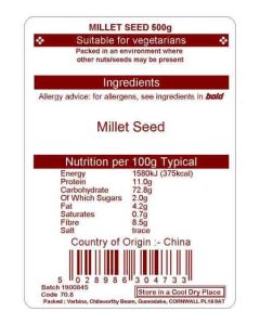 MILLET SEED 500G