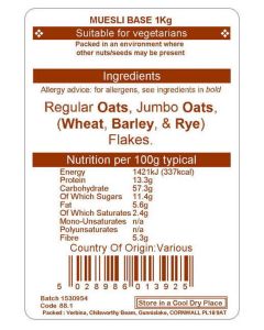 MUESLI BASE 25KG