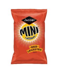 MINI CHEDDARS RED LEICESTER 30 X 50G