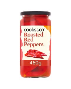COOKS & CO ROASTED RED PEPPERS 6 X 460G