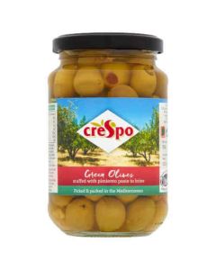 JAR - CRESPO GREEN OLIVES + PIMIENTO 6X198G