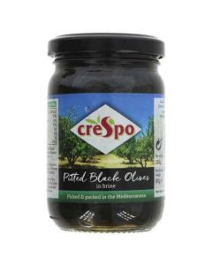 CRESPO BLACK OLIVES PITTED 6X198G