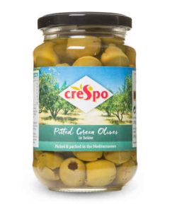 CRESPO GREEN OLIVES PITTED 8 X 354G
