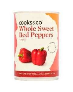 C&C SWEET RED PEPPERS  1 X 390G