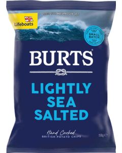 BURTS LIGHT SALT 10 X 150G (WHITE)