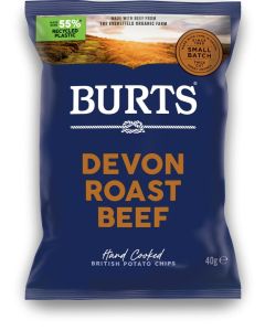 BURTS DEVON ROAST BEEF  20 X 40G (PINK)