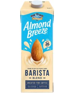 BLUE DIAMOND ALMOND BREEZE BARISTA DRINK 1LTR X 8