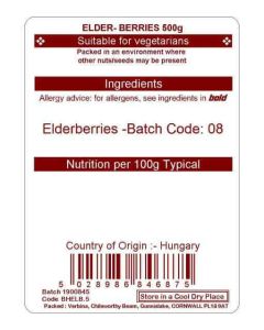 ELDERBERRIES   500G