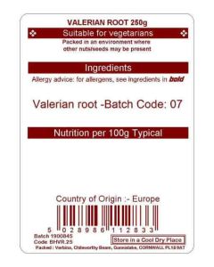 VALERIAN ROOT CUT 250G