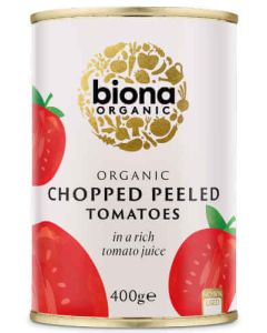 BIONA ORG CHOPPED TOMATOES 400G X 12