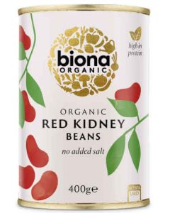 BIONA ORG KIDNEY BEANS 400G X 6