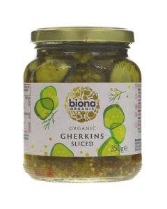 BIONA GHERKINS SLICED ORGANIC 1 X 350G