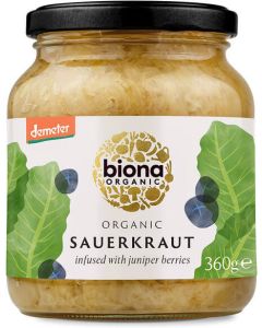 BIONA SAUERKRAUT ORGANIC 6 X 360G