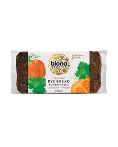 BIONA RYE & PUMPKIN SEED BREAD ORGANIC 500G X 7