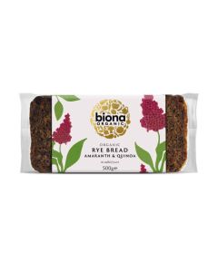 BIONA RYE AMARANTH/QUINOA BREAD ORGANIC 500G X 7