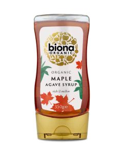 BIONA MAPLE AGAVE SYRUP -SQUEEZY ORGANIC 350G X 1