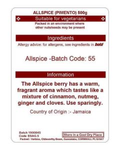 ALLSPICE GROUND 500G