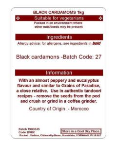 CARDAMOMS BLACK KG