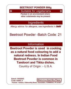 BEETROOT POWDER 500G