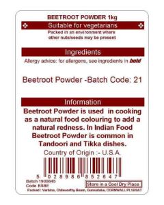 BEETROOT POWDER KG