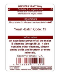 BREWERS YEAST   500G