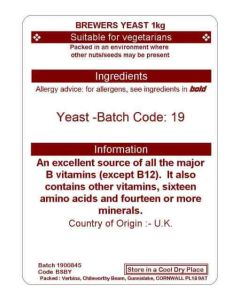 BREWERS YEAST    KG