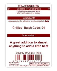 CHILLI POWDER 500G