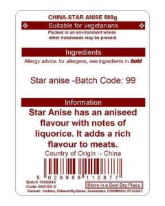 CHINA STAR ANIS 500G
