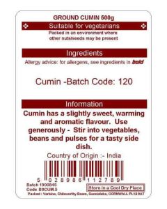 CUMIN GROUND 500G